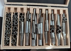 Lot of 67  SEARS Craftsman 1/4" Drive Sockets Metric & SAE - Bild 1 von 1