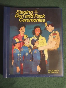 Cub Scout Leader Book 1998 Staging Den & Pack Ceremonies - Picture 1 of 2