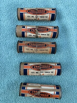 Vintage Craftsman Torch Tips In Cylinder Tube Underline “C” - Image 1 of 4