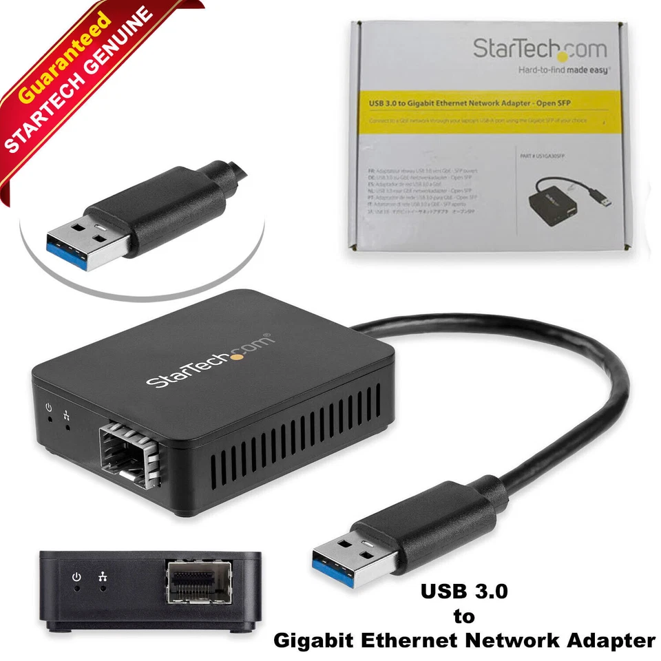 StarTech.com USB 3.0 to Fiber Optic Gigabit Network Adapter Converter US1GA30SFP - Image 1 of 4