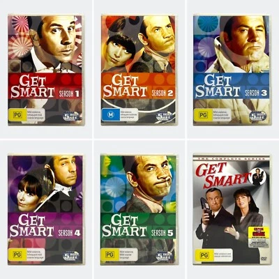 Get Smart: The Complete 1960's + 1995 Series' (Seasons 1-5) DVDs - Region 4, PAL - image 1 of 4