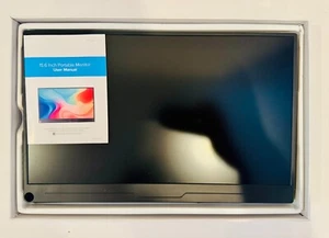 Uperfect Portable Monitor 15.6 1920*1080 FHD USB C Type C/HDMI PC Display Screen - Picture 1 of 7