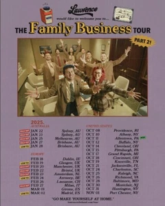Poster Lawrence The Family Business Tour 2025 Poster, gift for fans - Picture 1 of 8