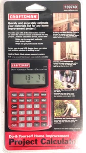 Craftsman 9-39749 Projektrechner Do It Yourself Heimwerker LCD-Display - Bild 1 von 3