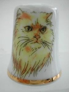 Dé à coudre de collection Thimble - TETE DE CHAT N° 5 - Picture 1 of 1