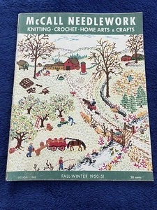 Vintage Mccall Needlework Magazine. Fall-Winter 1950-51 - Picture 1 of 13