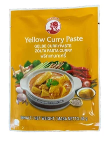 Cock Gelbe Curry Paste Yellow Curry Paste Würzpaste Paste 50g Thai - Bild 1 von 2