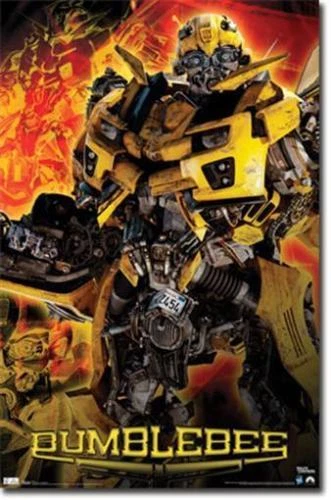2011 HASBRO TRANSFORMERS 3 MOVIE BUMBLEBEE POSTER 22x34 TRENDS #1251 FREE SHIP