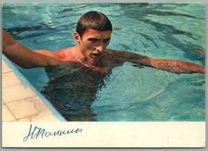 POSTAL DE COLECCIÓN NIKOLAI PANKIN CAMPEÓN DE NATACIÓN RUSO - Imagen 1 de 2