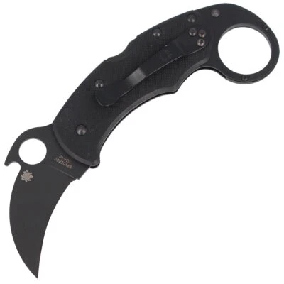 Spyderco Karahawk G-10 All Black Karambit (C170GBBKP) - Image 1 of 4