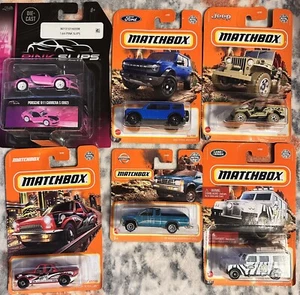 #5C Lot Of 6 Mixed Matchbox/Jada Cars Porsche 911 Nissan Ford Land Rover…. - Picture 1 of 10