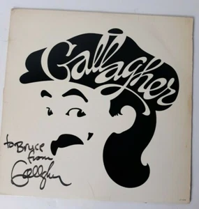 Gallagher Comedian Autographed Album Cover LP - Picture 1 of 9
