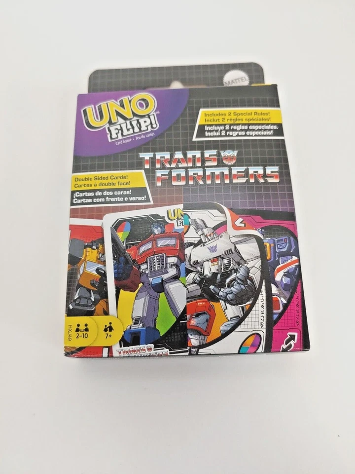 Mattel Transformers Uno Card Game IN STOCK