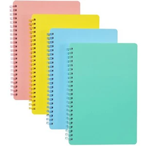 Spiral Notebook - 4 Pack Spiral Notebook 5.6'' x 8.25'' 80 Sheets / 160 Pages... - Picture 1 of 6