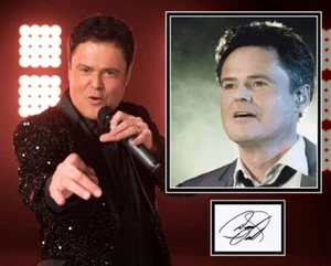 DONNY OSMOND SIGNED PHOTO MOUNT - Picture 1 of 1