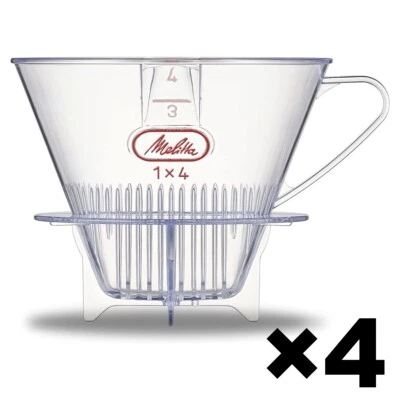 Melitta Coffee Dripper for 4-8Cups with Spoon 4Cup Set ‎134 x 158 x 108mm  - Image 1 of 4