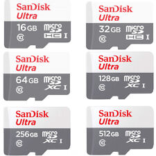 Sandisk Ultra micro SD Karte 32GB 64GB 128GB 256GB 521GB Class 10 Speicherkarte