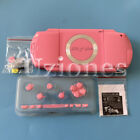 Full Housing Shell Portable Case Cover Set For Sony Psp 1000 Psp1000 Pink