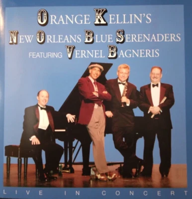 Orange Kellin's New Orleans Blue Serenaders **Live In Concert AUTOGRAPHED** Foto 1 de 3