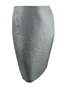 Kasper Women's Plus Size Metallic Pencil Skirt - Picture 1 of 2