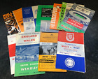 10 X Assorted Football Programmes Vintage 1960-1968 M2131