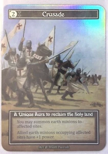 Sorcery: Contested Realm - BETA - Crusade - Foil - Pack Fresh NM - Picture 1 of 6