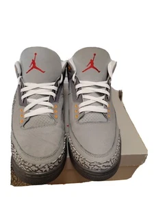Nike Air Jordan 3 Retro Cool Grey (2021) Shoe Men's Size 12 CT8532-012 Pre-Owned - Picture 1 of 7