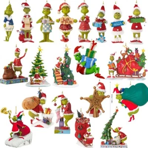 10/20PC Merry Christmas Grinch Figure Pendant Xmas Tree Hanging Decoration Gifts - Picture 1 of 8