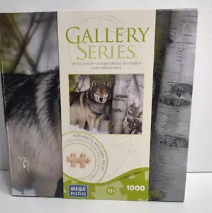 Mega Original Wood Gatekeeper's Cottage Puzzle 1000 Piece Wolf New Sealed. - Picture 1 of 4