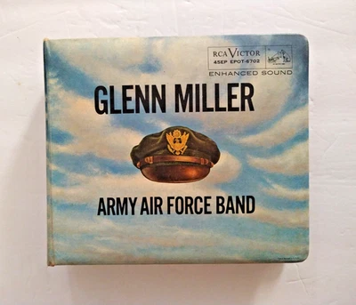 1955 GLENN MILLER ARMY AIR FORCE BAND 45 RPM RECORDS SET OF 15 Foto 1 de 4