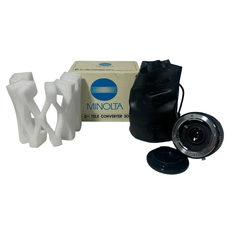 [Excelente COMO NUEVO] Minolta MD 2x Tele Convertidor 300-S de JAPÓN Foto 1 de 4