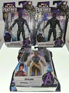 Lotto 3 action figure Marvel Black Panther Legacy Collection tuta vibranio - Foto 1 di 7