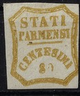 1859 ASI Parma e Piacenza 80 cent bistro oliva certificato Diena sassone 18