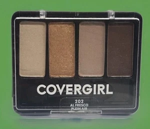 COVERGIRL Eye Enhancers Eyeshadow Quad Palette 202 Al Fresco .19oz New Sealed - Picture 1 of 2