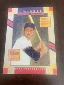 1990 Donruss the Rookies Carl Yastrzemski Puzzle Card Mint - Picture 1 of 1