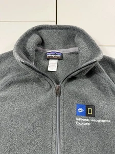 VTG Patagonia Vest Womens M Synchilla Fleece National Geographic Sweater Zip Up - Picture 1 of 9