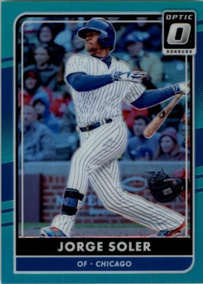 2016 Donruss Optic Aqua #98 Jorge Soler /299 - BB - Image 1 of 2