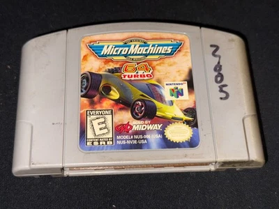 Micro Machines 64 Turbo (Nintendo 64, 1999) Limpio/Probado/Auténtico N64 Foto 1 de 4