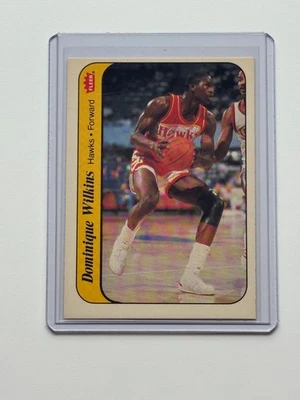 Dominique Wilkins 1986-87 Fleer Atlanta Hawks Basketball Sticker Card 11 - Image 1 of 4