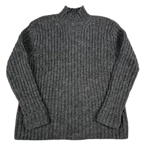 VTG Lauren Ralph Lauren Wool & Alpaca Blend Ribbed Turtleneck Sweater Sz Large - Picture 1 of 4