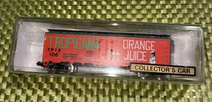 Model Power  3726  Tropicana Orange Juice 40' Deluxe Reefer Car  N Scale - Picture 1 of 5