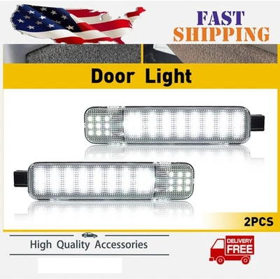 Front Rear LED Door Courtesy Light For GMC Classic Sierra 2500 3500 1500 2X - Изображение 1 из 4