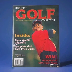 2001 Beckett Golf Collector Magazine Tiger Woods Premiere Issue - Picture 1 of 1