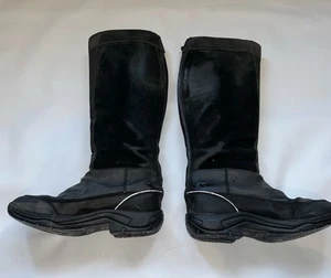 Ariat  Black Knee Height Waterproof Insulated Riding Boots Uk7M Please Read - Picture 1 of 21