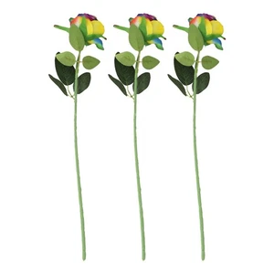 Delightful For Rainbow Silk Roses for Wedding Party Floral Arrangements - Picture 1 of 15