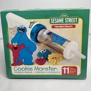 Sesame Street Cookie Monster Cookie Press Vintage 1998 Hamilton Beach - Picture 1 of 16