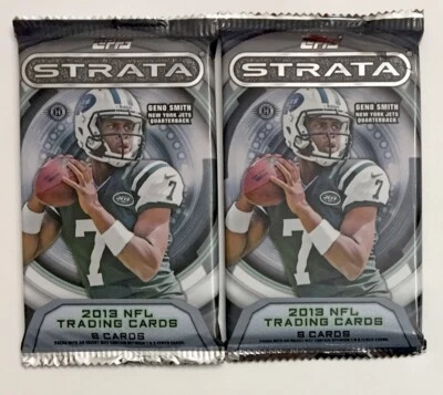 2013 Topps Strata NFL Football 8 Card Pack (2) Lot Sealed Brand New USA! - Image 1 of 2