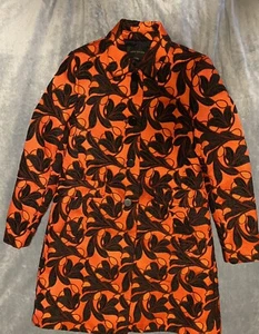 NEW ANN TAYLOR COAT $248 Orange And Black SMALL - Picture 1 of 11