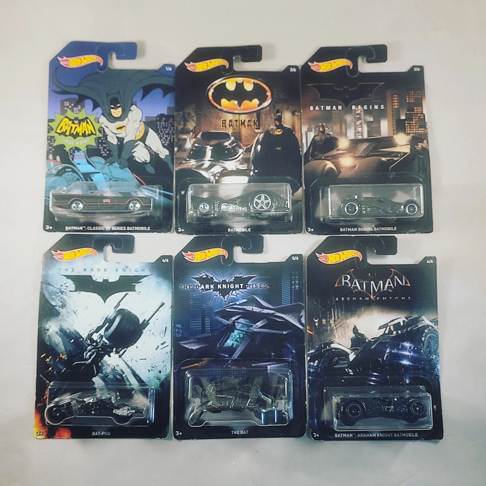Hot Wheels 2014 Batman Series - Complete 6 Piece Set - New - Image 1 of 1