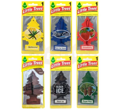 4-Pack Little Trees Hanging Tree Car & Home Air Freshener, Choose Your Scent